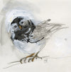 Watermedia painting, Oh, Hello There Chickadee by Christine Alfery