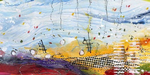 Watermedia painting, Summer Winds by Christine Alfery