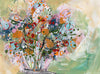 Watermedia painting, Spring Flowers 2023 by Christine Alfery