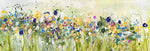 Water media painting, Field of Wild Flowers by Christine Alfery