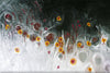 Water media painting, Fireflies at Night by Christine Alfery