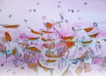 Water media painting, Fishes by Christine Alfery