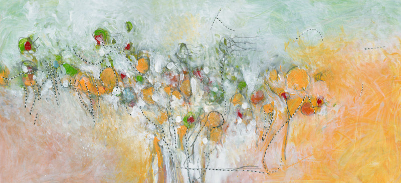 Water media painting, her Banyan Tree  by Christine Alfery
