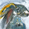 Water media painting, Jasper by Christine Alfery