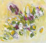 Water media painting, LAL Flowers  by Christine Alfery