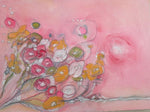 Water media painting, Maggie's Bouquet by Christine Alfery