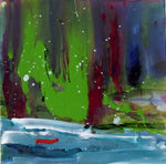 Watermedia painting, Northern Lights IV by Christine Alfery
