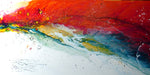 Watermedia painting, Sunrise In The Morning At The Lake by Christine Alfery