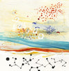 Water media painting, Swarm by Christine Aflery