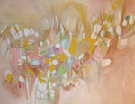 Water media painting, Angel's Chorus by Christine Alfery