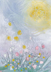 Water media painting, April by Christine Alfery