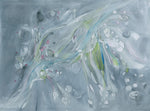 Water media painting, Blue Angels by Christine Alfery