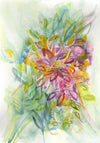 Water media painting, Bouquet II by Christine Alfery