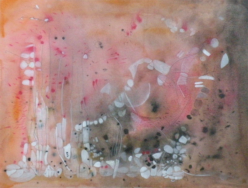 Water media painting, Climax by Christine Alfery