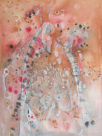 Water media painting, Dancing by Christine Alfery