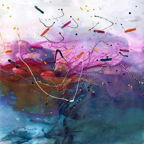 Watermedia painting, Explore by Christine Alfery