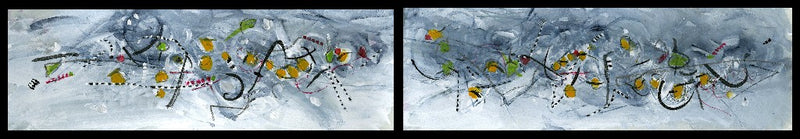 Water media painting, Fairies Dancing by Christine Alfery