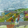 Watermedia painting, Fields of Grain by Christine Alfery