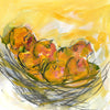 Watermedia painting, Yellow Honeycrisp by Christine Alfery