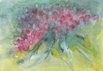 Water media painting, Hydrangea IV by Christine Alfery