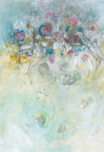 Water media painting, Jewels by Christine Alfery