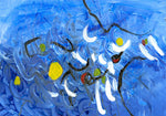 Water media painting, Ode to Miro II  by Christine Alfery