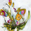 Watermedia painting, Periwinkle Flowers by Christine Alfery