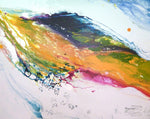 Water media painting, Release Me IV by Christine Aflery