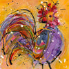 Watermedia painting, Rooster at Dawn by Christine Alfery