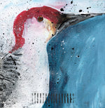 Watermedia painting, Rose Breasted Woodpecker by Christine Alfery