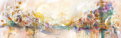 Water media painting, Suspension II by Christine Alfery