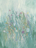 Water media painting, The Garden II by Christine Alfery