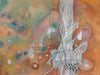 Water media painting, Totem by Christine Alfery